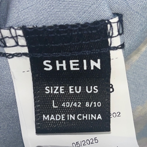 SHEIN Sz LG 8/10 Bohemian Spaghetti Strap Maxi Dress, Flowy Adjustable Straps - Picture 9 of 11